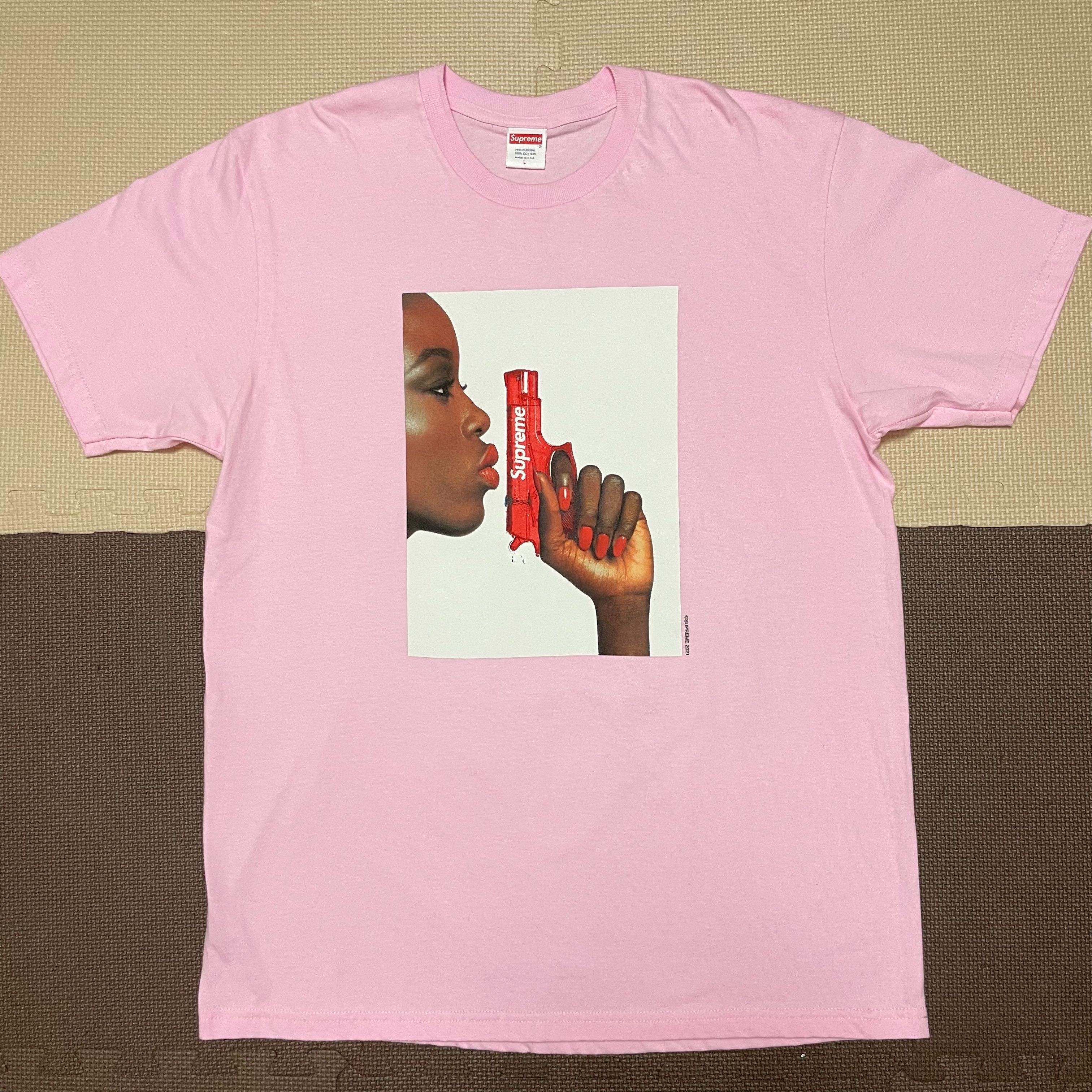 Supreme Water Pistol Tee "Pink"