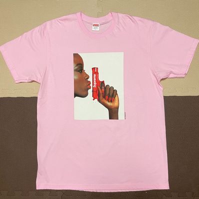 Supreme Water Pistol Tee "Pink"