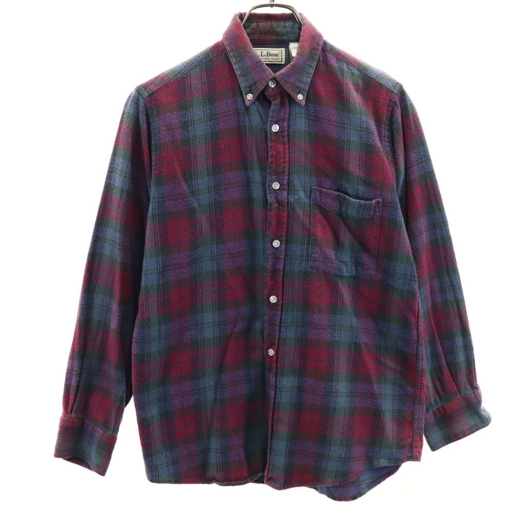 L.L.Bean 80s 長袖 チェックシャツ