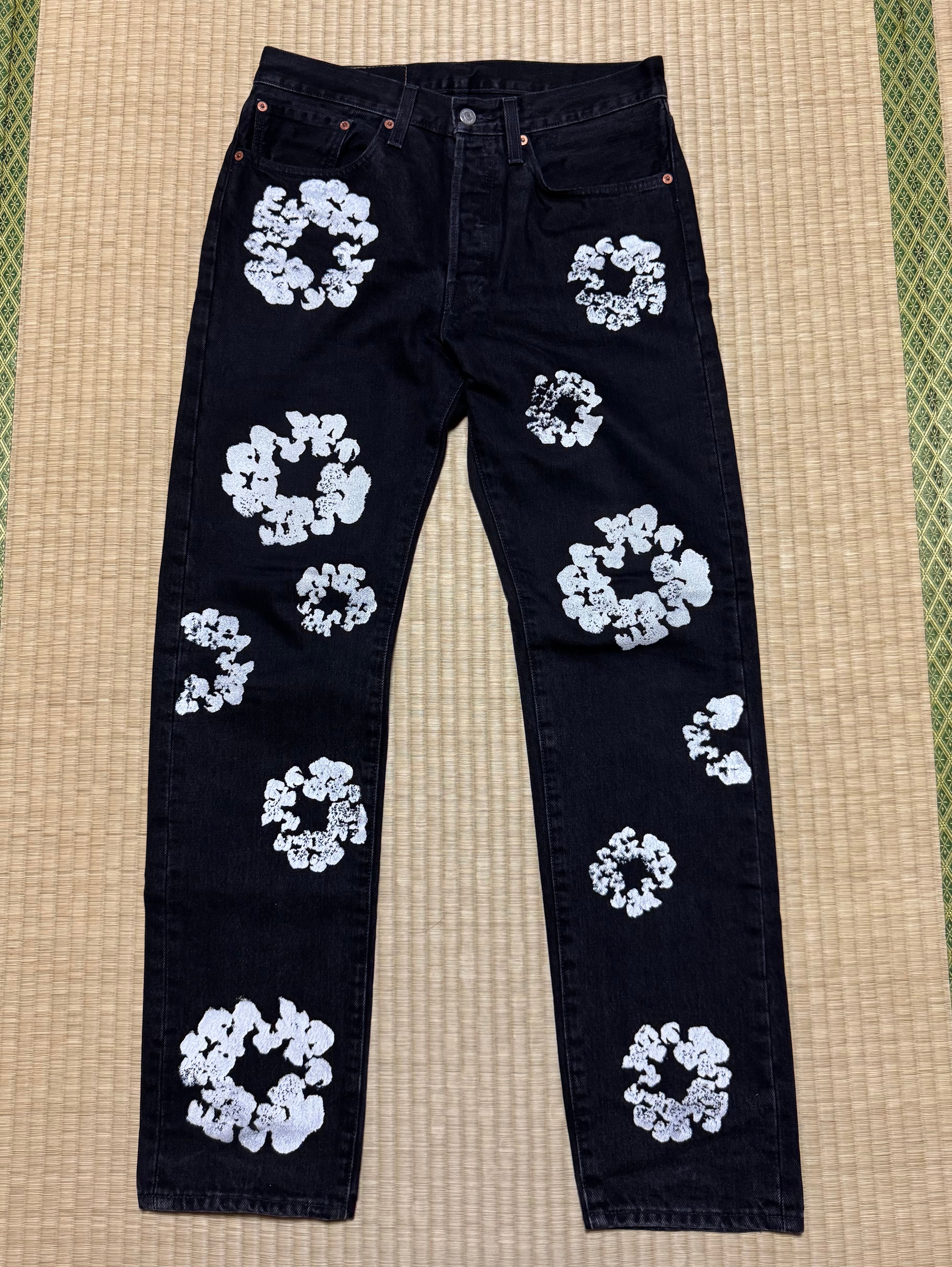 LEVI'S x Denim Tears The Cotton Wreath Jean "Black"