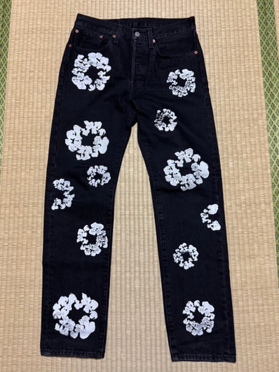 LEVI'S x Denim Tears The Cotton Wreath Jean "Black"