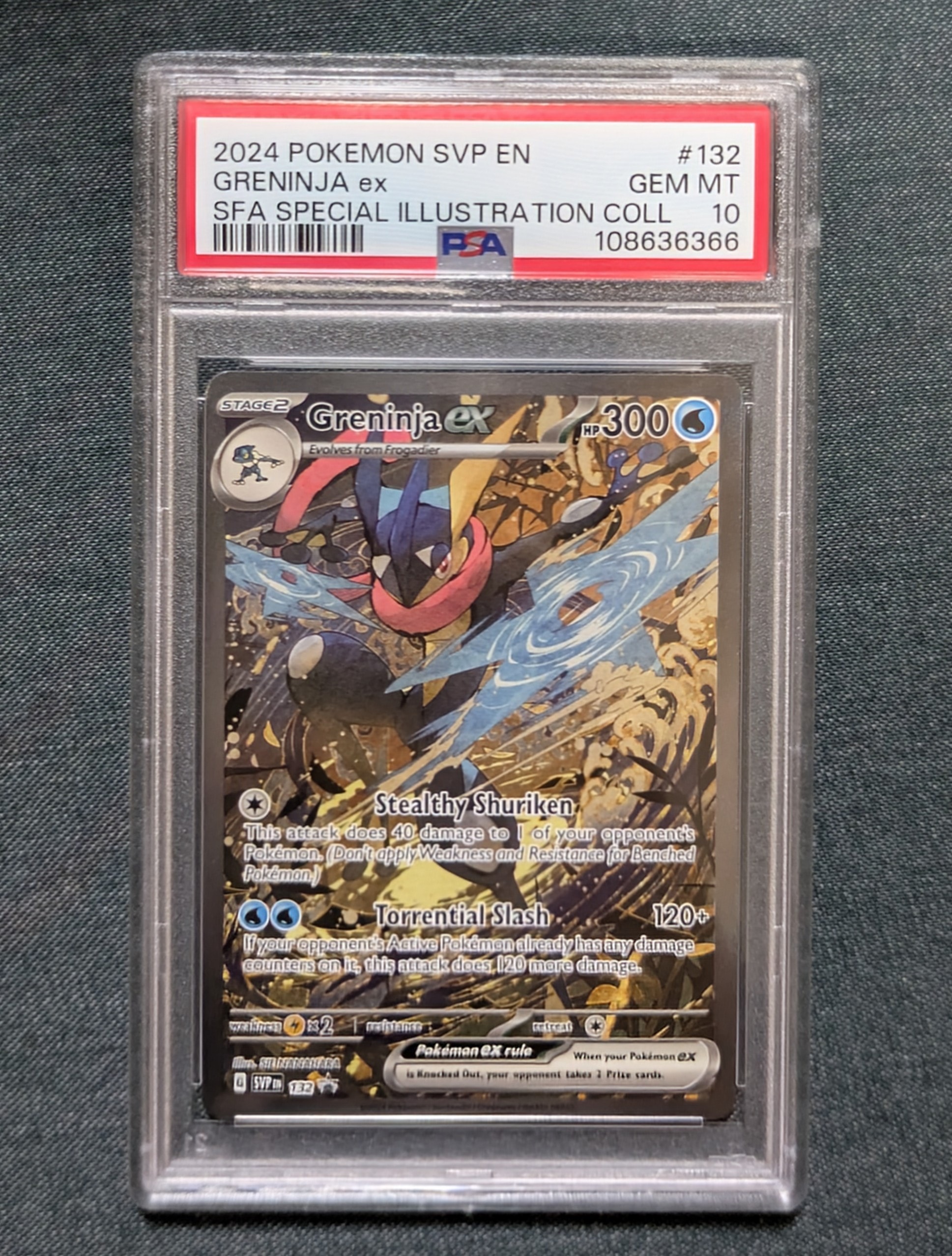 ゲッコウガex P [SVP EN 132]【英語版】(スカーレット&バイオレット「シュラウデッドフェイブル ゲッコウガex スペシャルイラストレーション コレクション」)