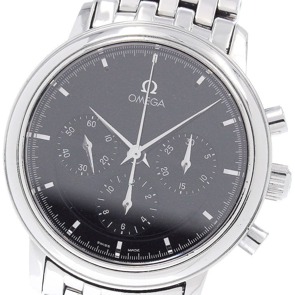 オメガ デビル プレステージ クロノグラフ 4540.51 メンズ 【中古】