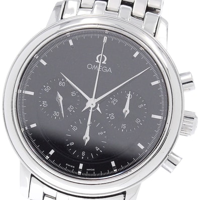 オメガ デビル プレステージ クロノグラフ 4540.51 メンズ 【中古】