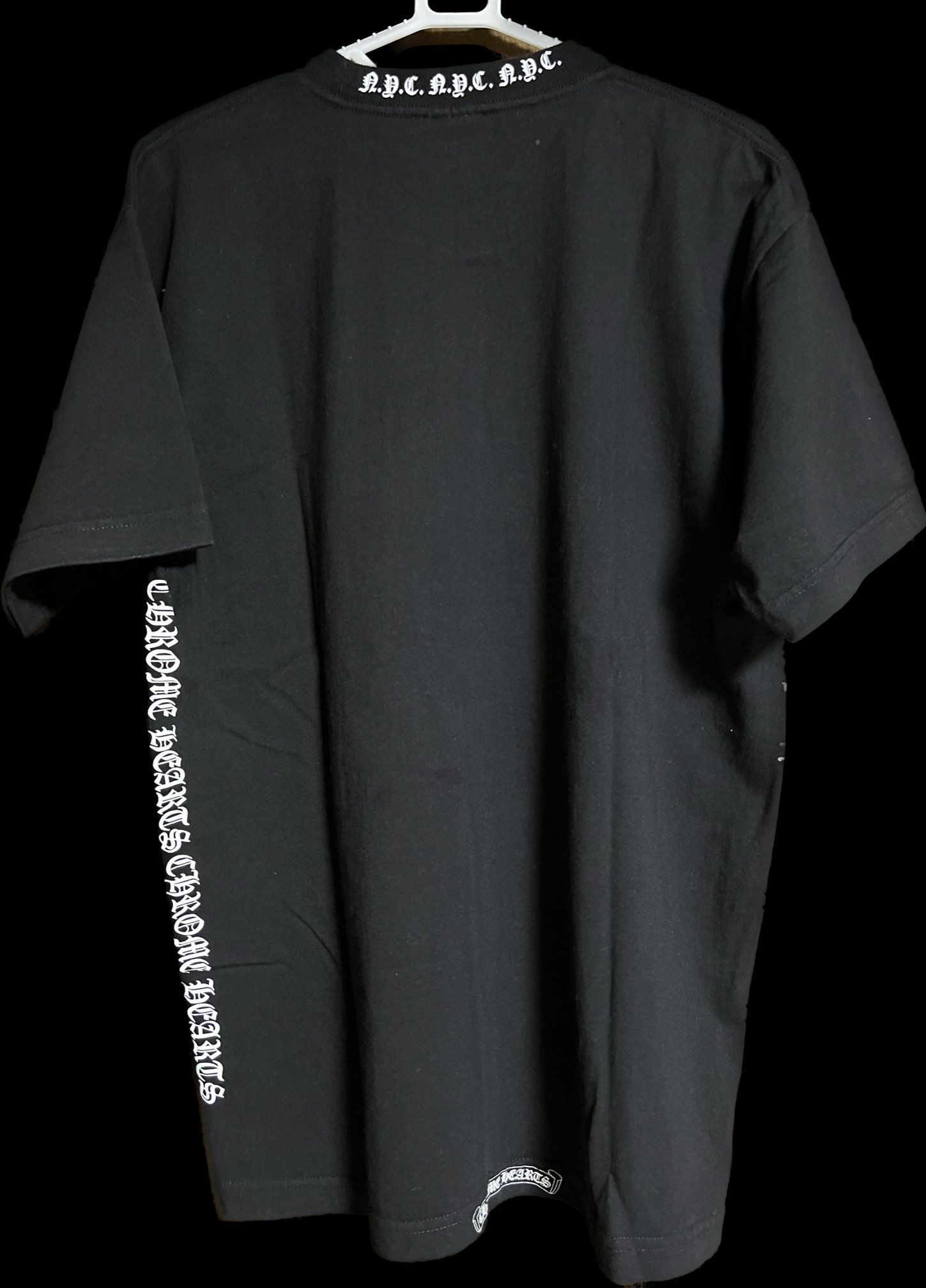 Chrome Hearts Neck Logo Fuck You Sleeve T-Shirt "Black"