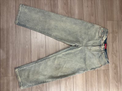 Supreme Baggy Jean "Dirty Indigo" (23SS)