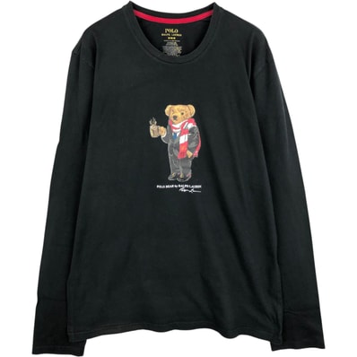 古着 ラルフローレン Ralph Lauren POLO RALPH LAUREN ポロベア ロングTシャツ ロンT メンズM相当/eaa631365