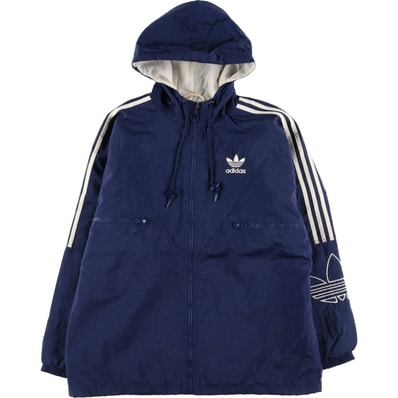 古着 90年代 アディダス adidas 中綿パーカー パファージャケット メンズS相当 ヴィンテージ/eaa598587