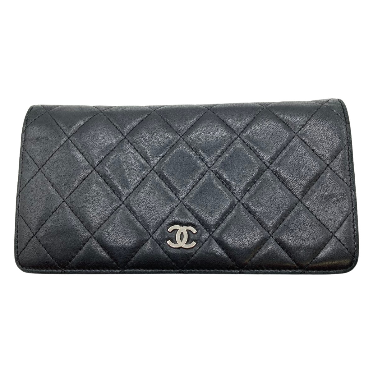 CHANEL シャネル マトラッセ 長財布 ブラック
