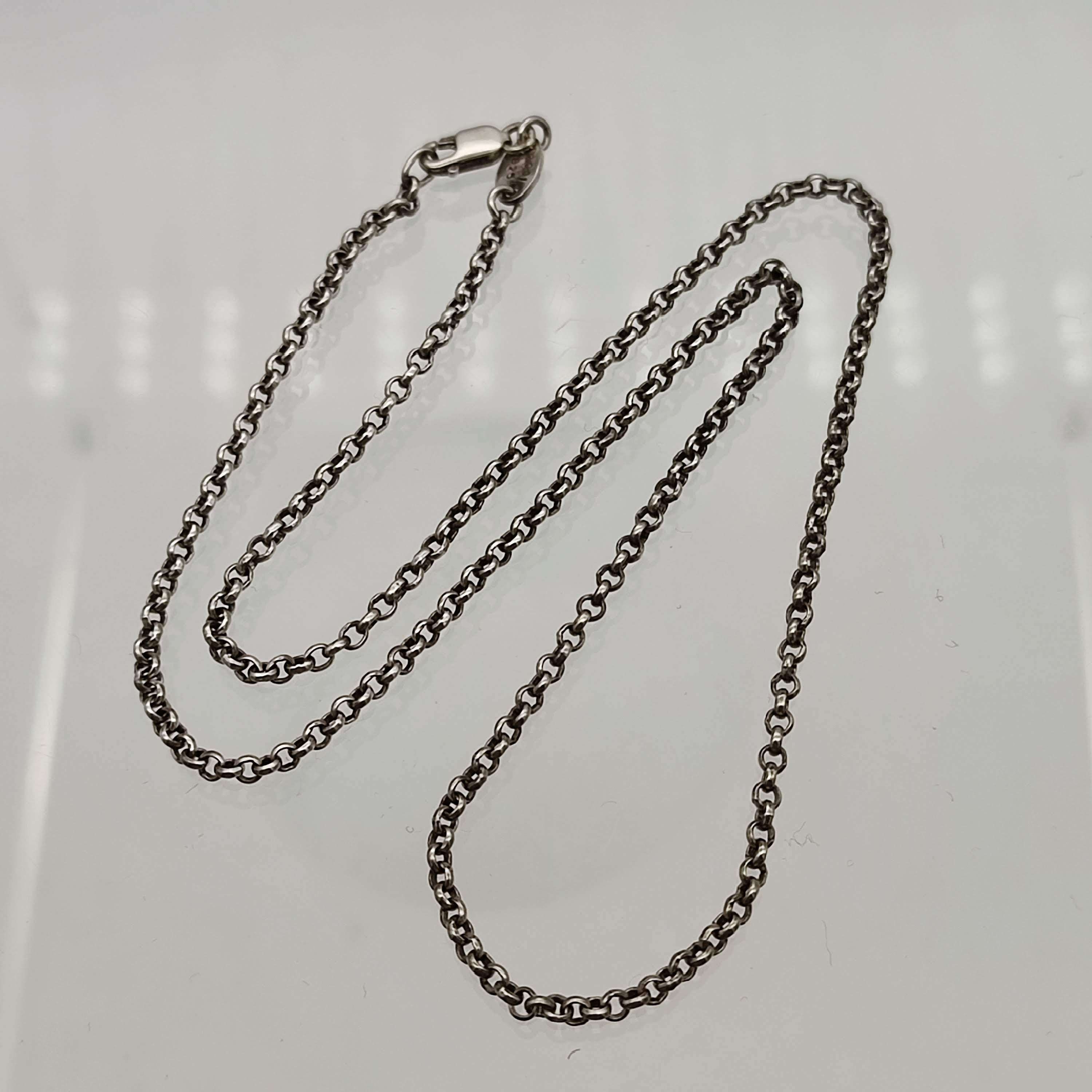 Chrome Hearts Neck Chain Roll 40cm (16 inch) "Silver"