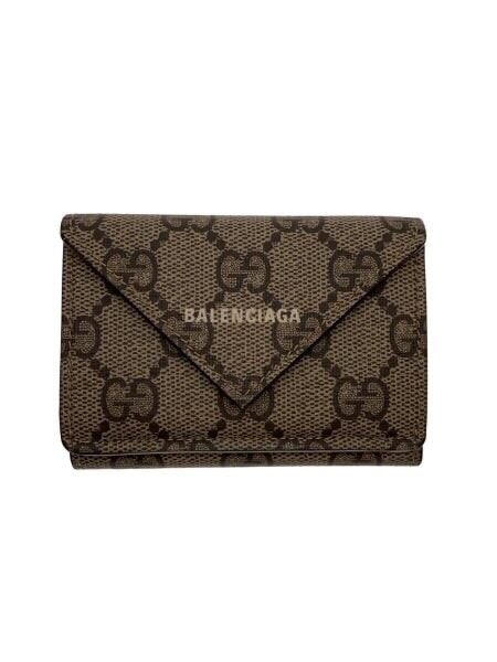 GUCCI x BALENCIAGA The Hacker Papier Mini Wallet "Beige"