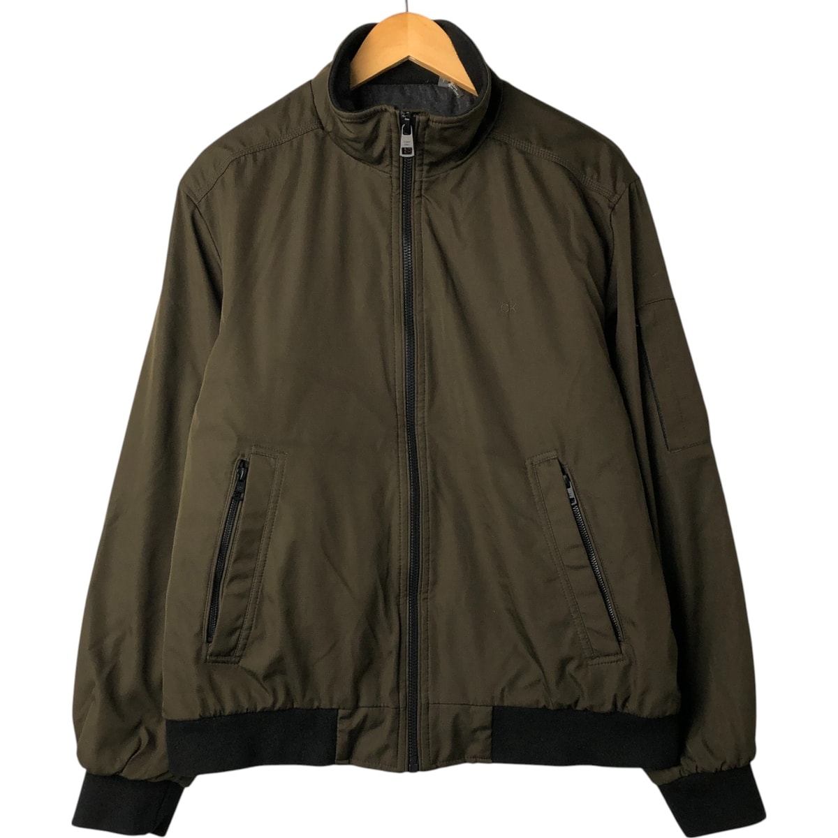 古着 カルバンクライン Calvin klein リップストップ 中綿ジャケット パファージャケット メンズL相当/eaa560987