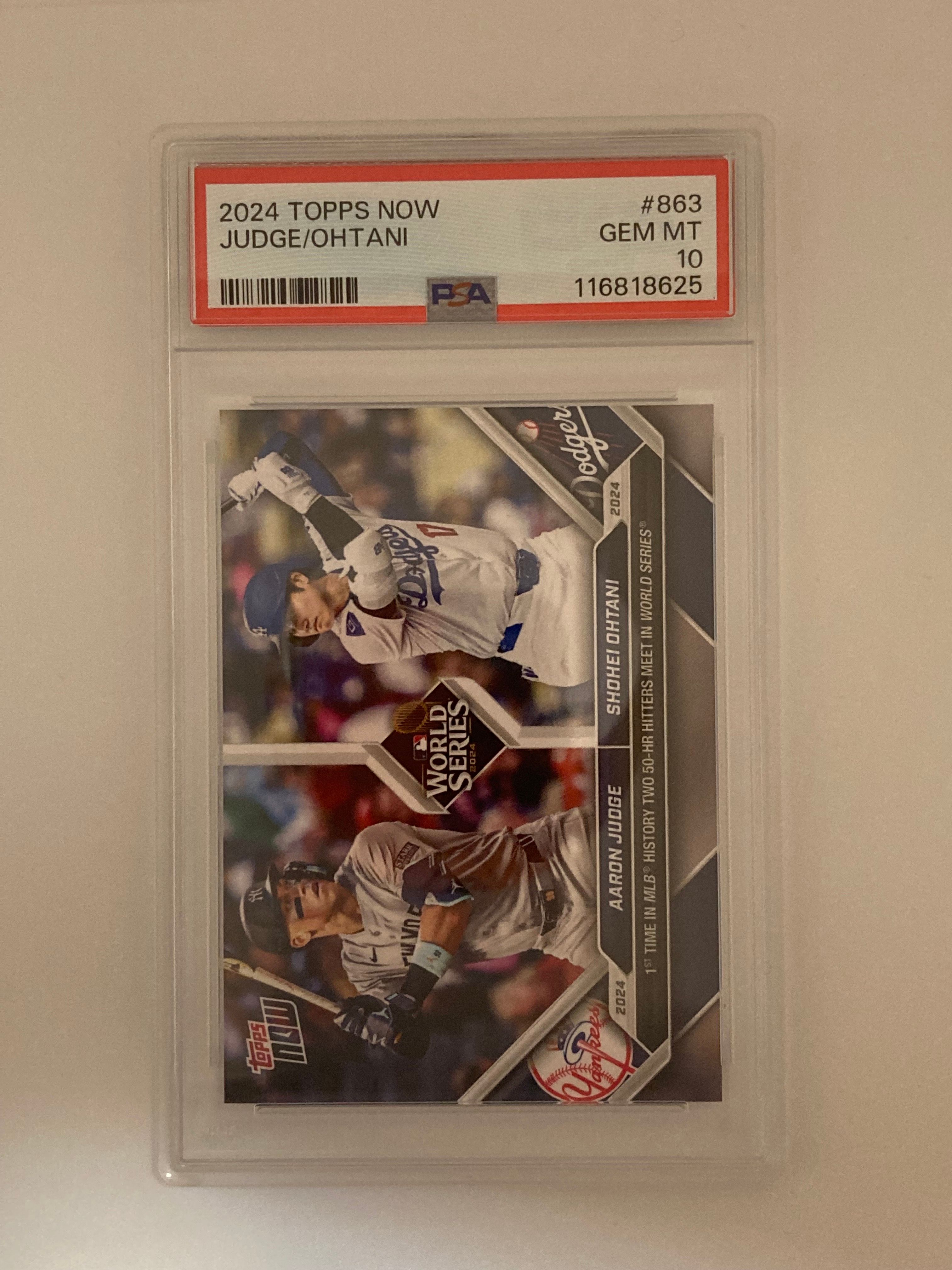 アーロンジャッジ / 大谷翔平 [863](2024 MLB トップスナウカード)