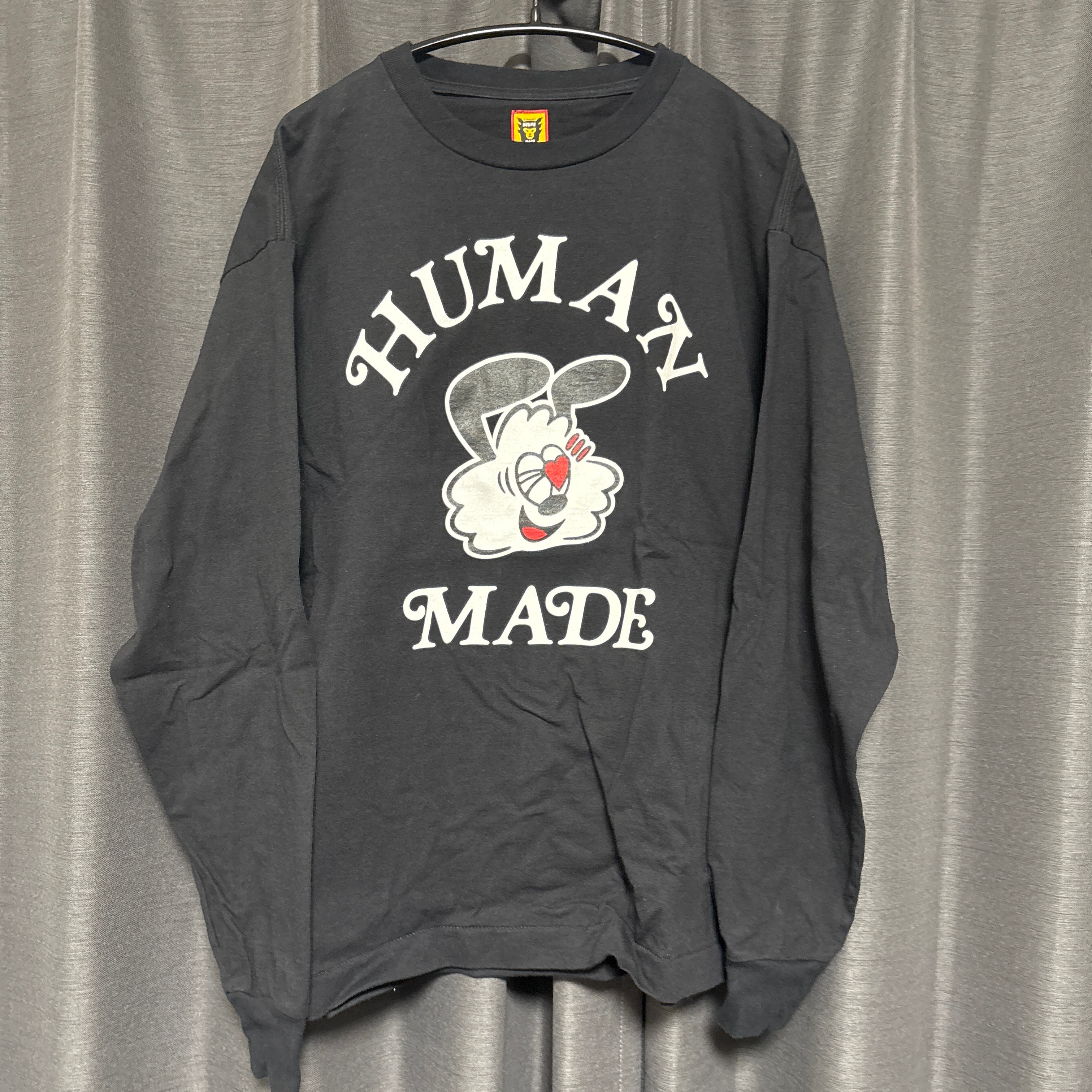 HUMAN MADE GDC White Day L/S T-shirt "Black" / VERDY