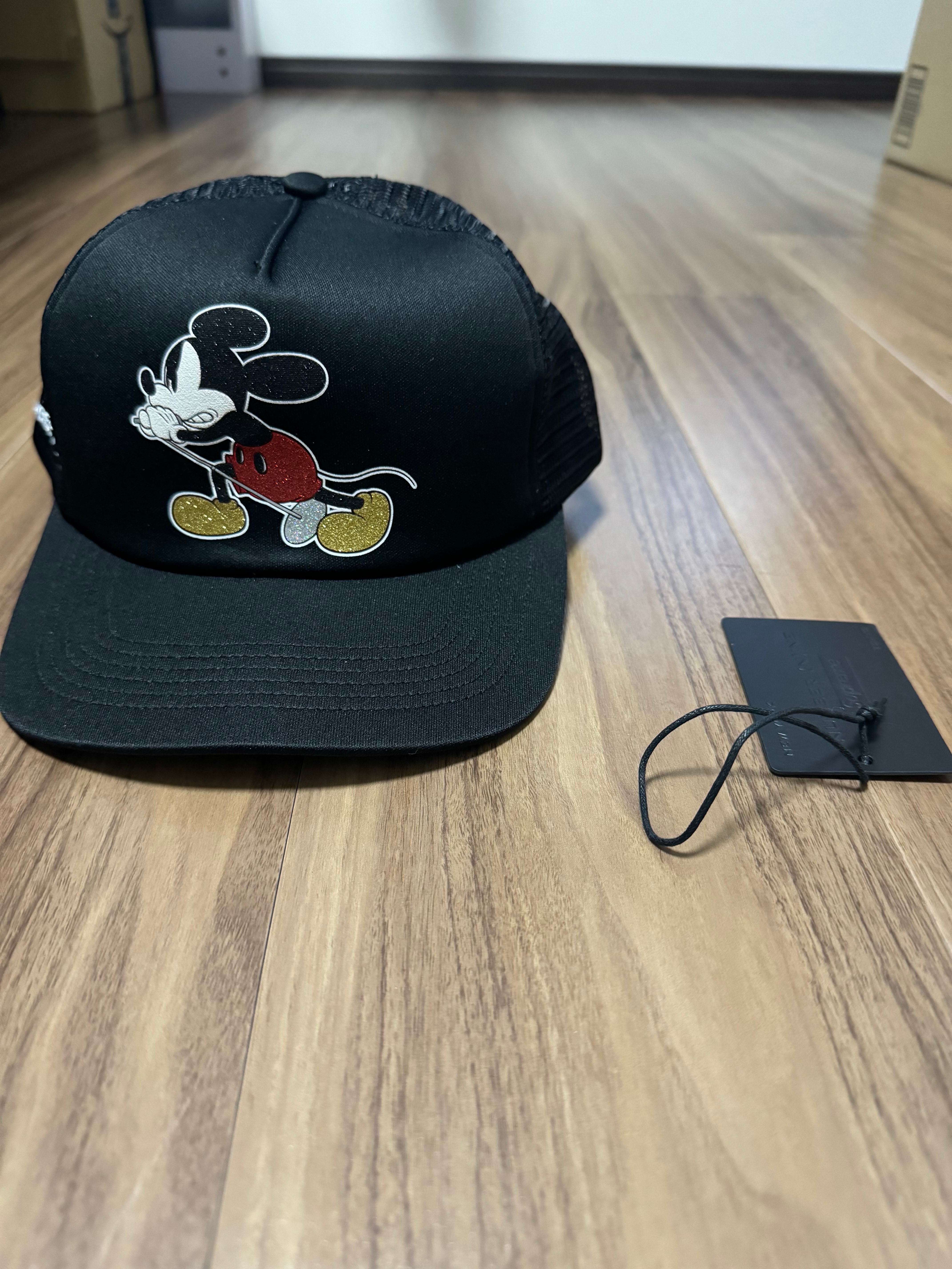 Supreme x Number (N)ine x Mickey Mouse Mesh Back 5-Panel "Black"
