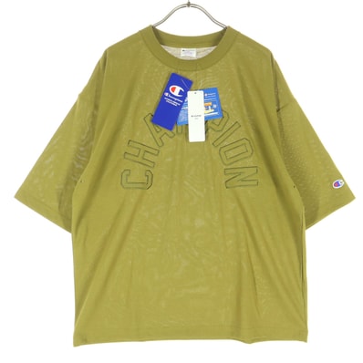 未使用 Champion チャンピオン 半袖 Tシャツ M カーキ系