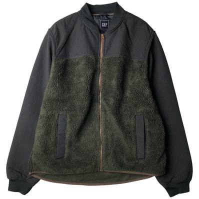 古着 ギャップ GAP ナイロンxフリースジャケット メンズL相当/eaa597840