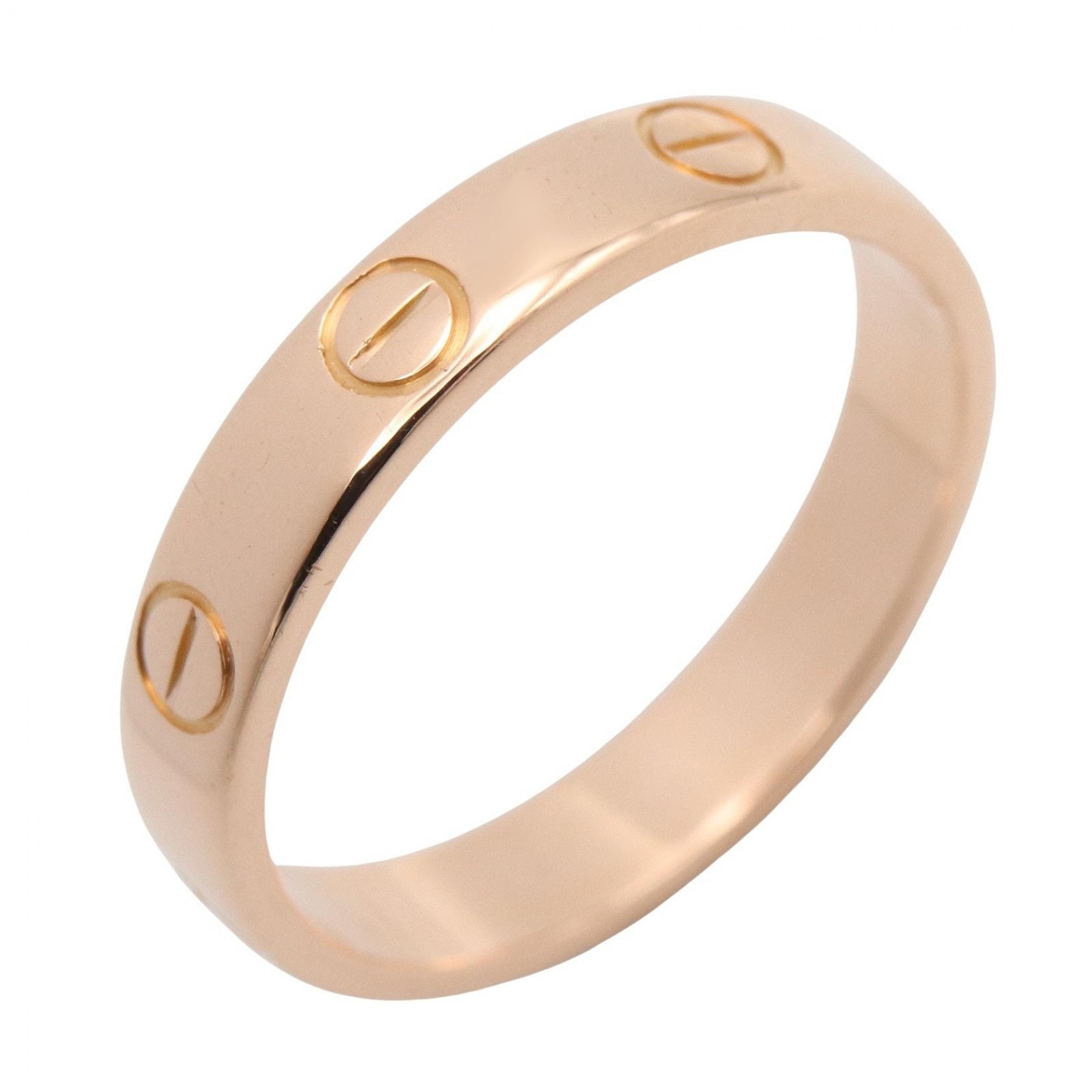 カルティエ CARTIER ミニラブリング リング・指輪 ジュエリー K18PG(ピンクゴールド) メンズ レディース ゴールド系 B4049753 【中古】