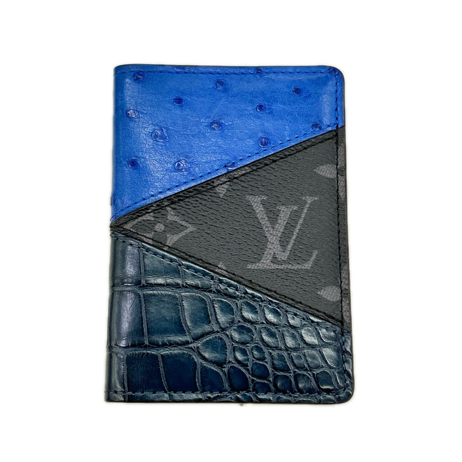 LOUIS VUITTON ルイヴィトン カードケース モノグラムエクリプス オーストリッチ オーガナイザー N96274