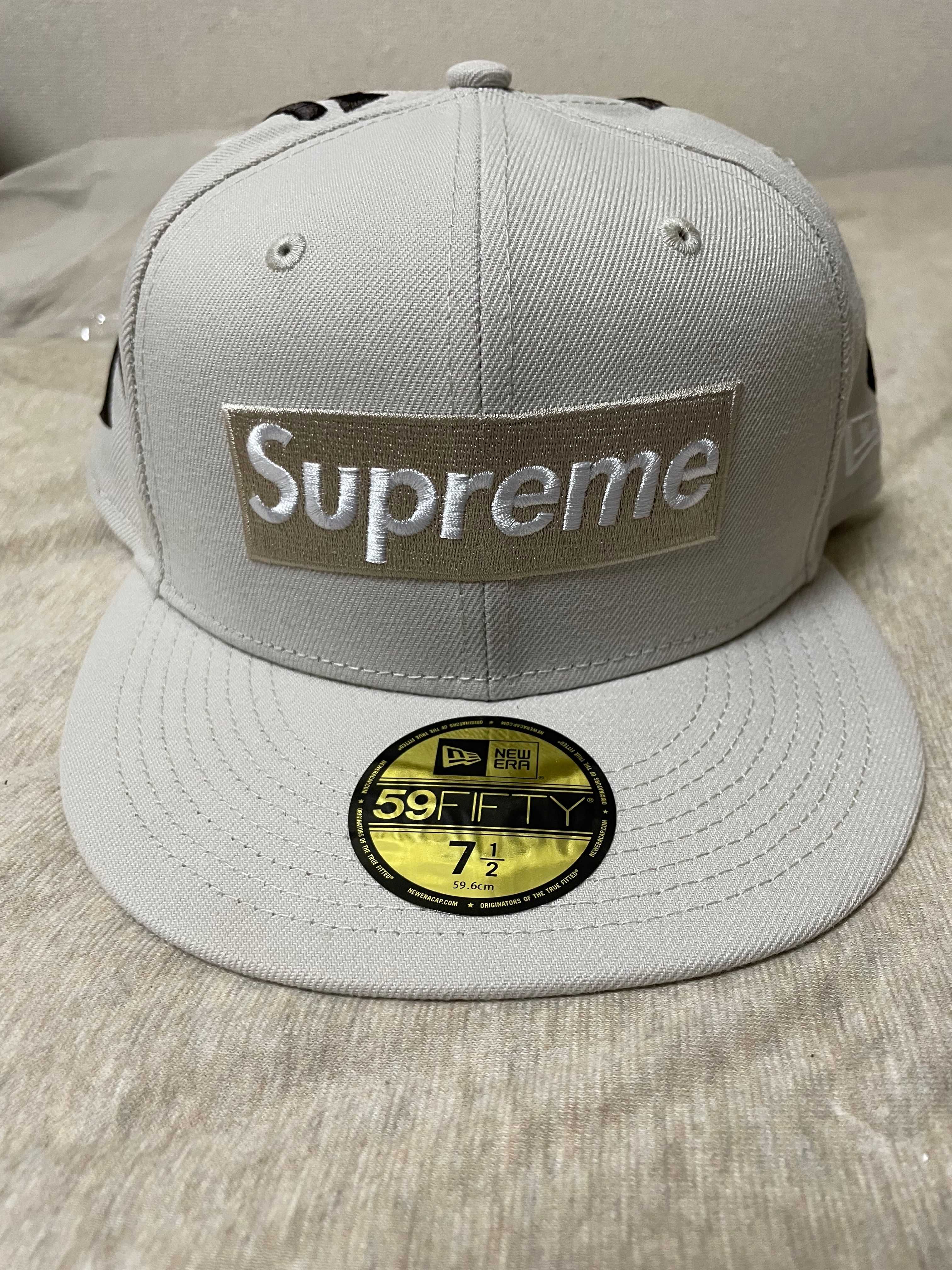 Supreme / New York Yankees Box Logo New Era "Tan"