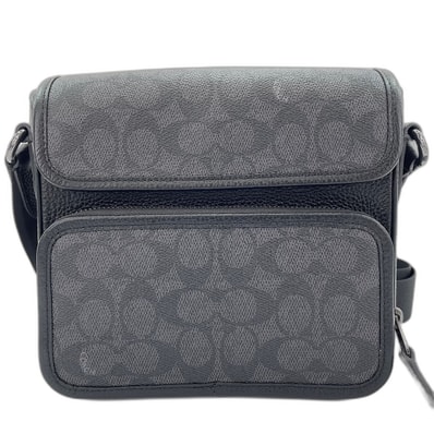 コーチ COACH サリバン フラップ クロスボディバック シグネチャー ショルダーバッグ【中古】