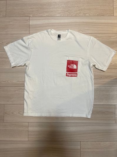 Supreme x The North Face Printed Pocket Tee "White"