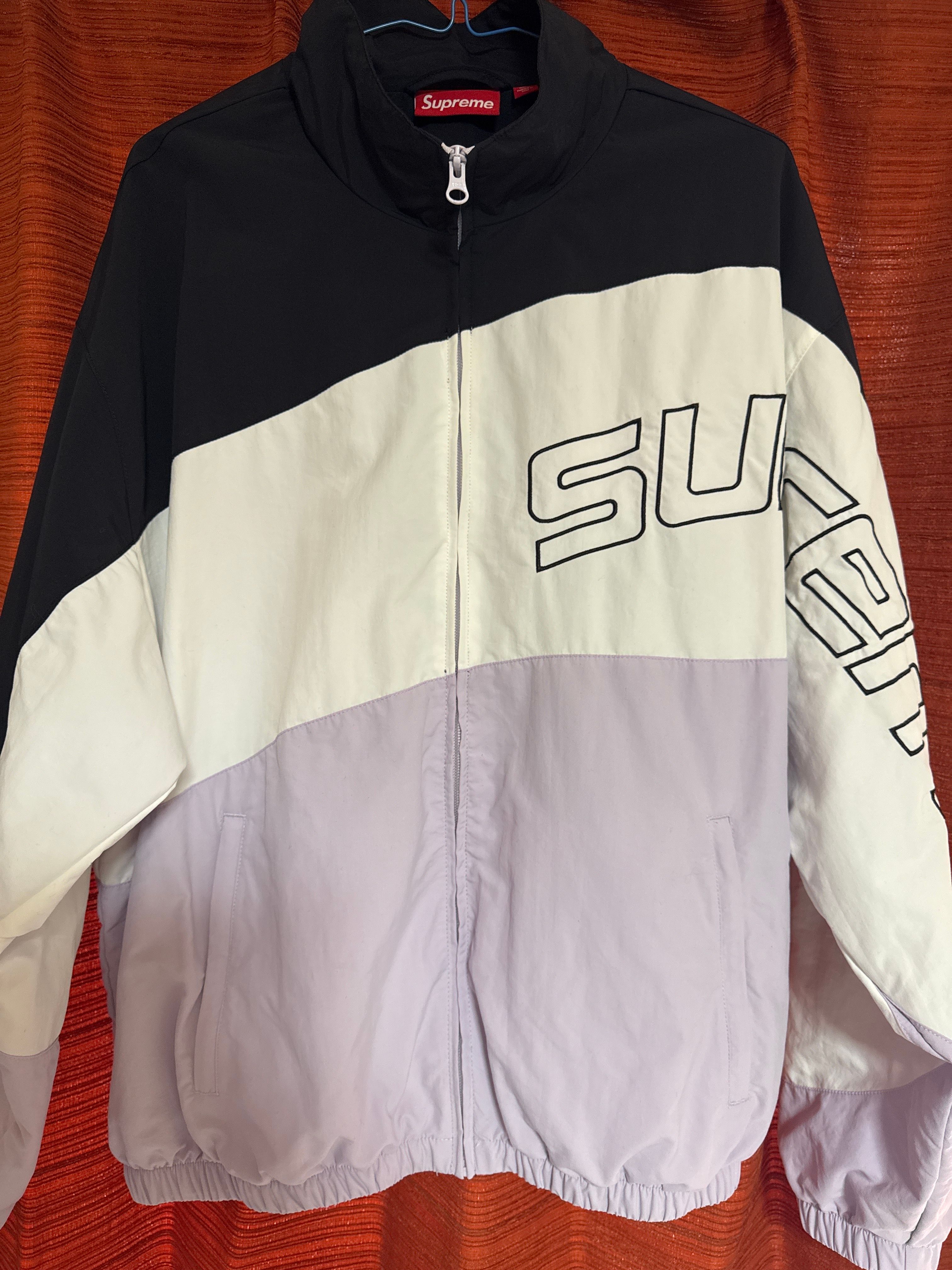 Supreme Curve Track Jacket "Light Purple"