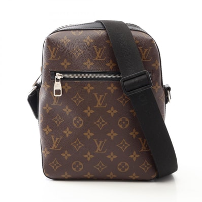 ルイ・ヴィトン LOUIS VUITTON トーレスPM モノグラムマカサー ショルダーバッグ バッグ PVCコーティングキャンバス レザー モノグラム・マカサー メンズ レディース ブラウン系 / ブラック系 M40635 【中古】