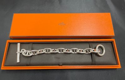 Hermes Chaine D'ancre TGM Bracelet "Silver"