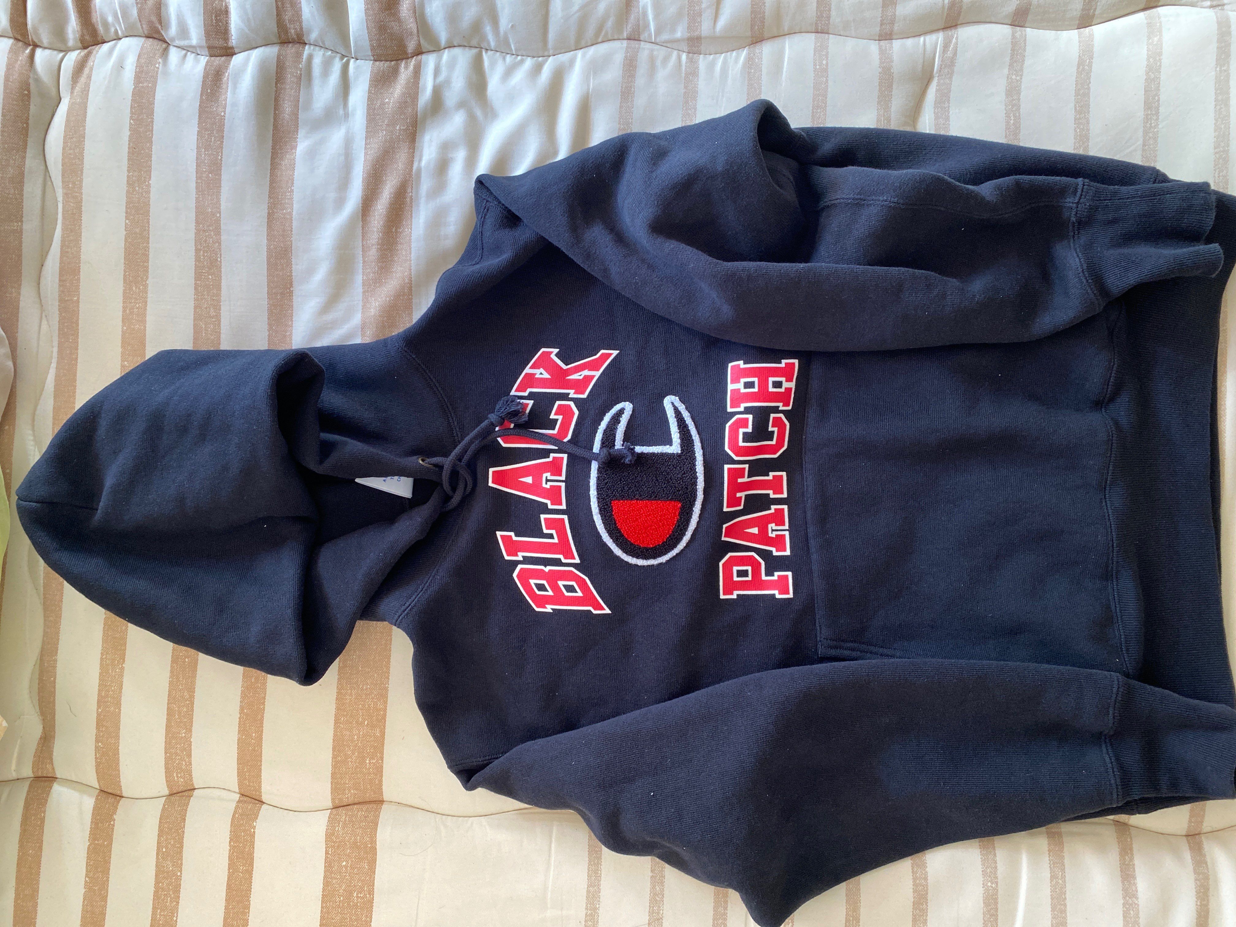 BlackEyePatch Champion Reverse Weave Hooded Sweatshirt "Black"