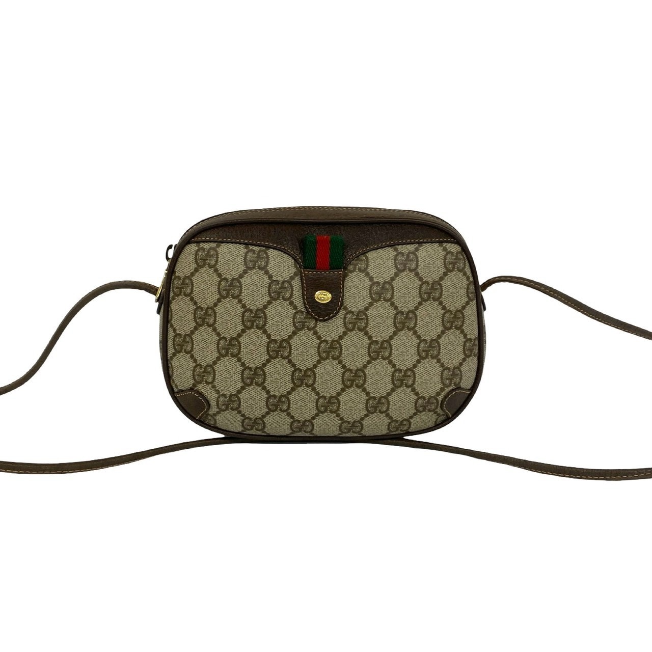 B (目立った傷や汚れなし)】GUCCI グッチ シェリーライン GG 柄 ロゴ