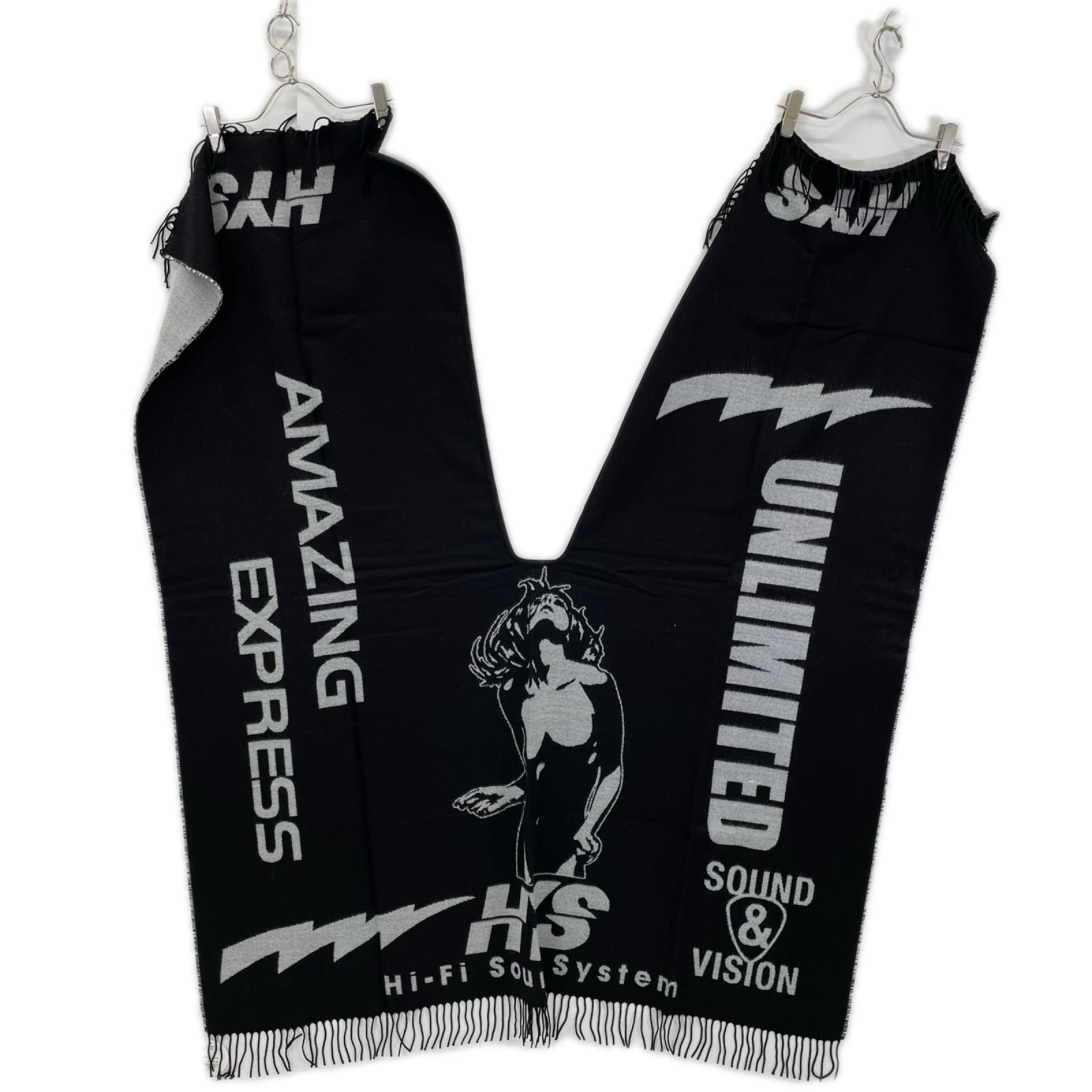 ヒステリックグラマー 02203QC02996 ブラック ロゴ ポンチョ