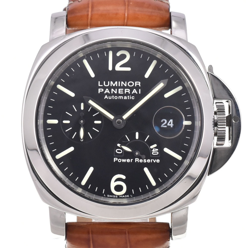 パネライ PANERAI PAM00090 ルミノール パワーリザーブ スモールセコンド デイト 自動巻き メンズ 内箱・保証書付き C#147207