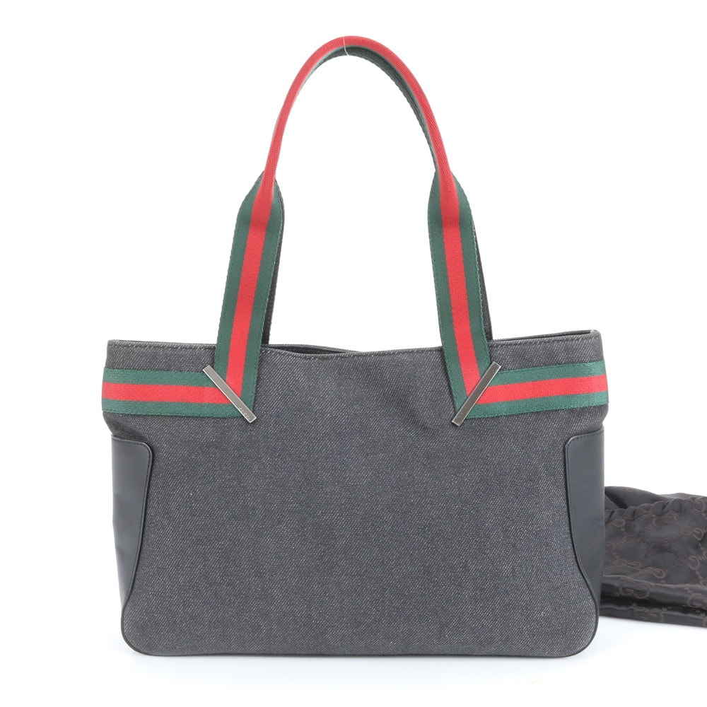 ■極美品 グッチシェリー ライン73983 トート バッグ