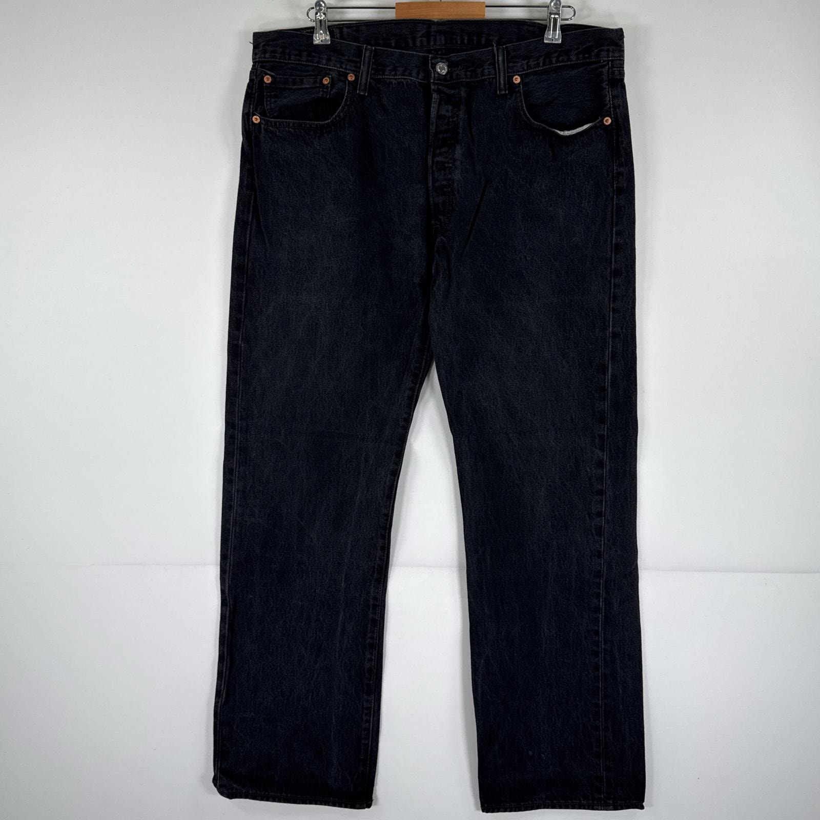 古着 リーバイス Levi's デニムパンツ 501 ジーパン ストレート 大きいサイズ ボタンフライ ジーンズ ビッグサイズ w40 L32 ブラック メンズ