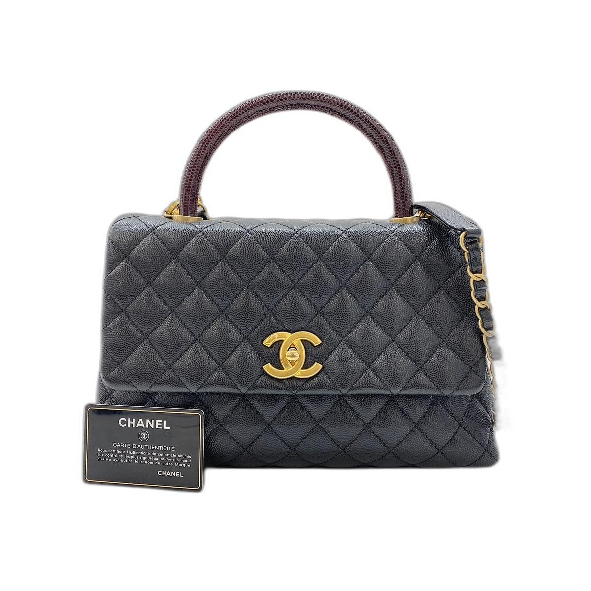 シャネル CHANEL マトラッセ ココハンドル ショルダーバッグ【中古】