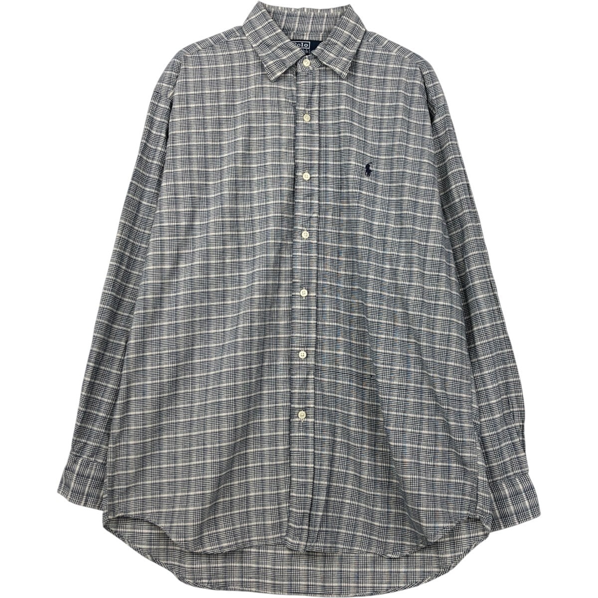 古着 ラルフローレン Ralph Lauren POLO by Ralph Lauren LOWALL SPORT 長袖 コットンチェックシャツ メンズM相当/eaa678101