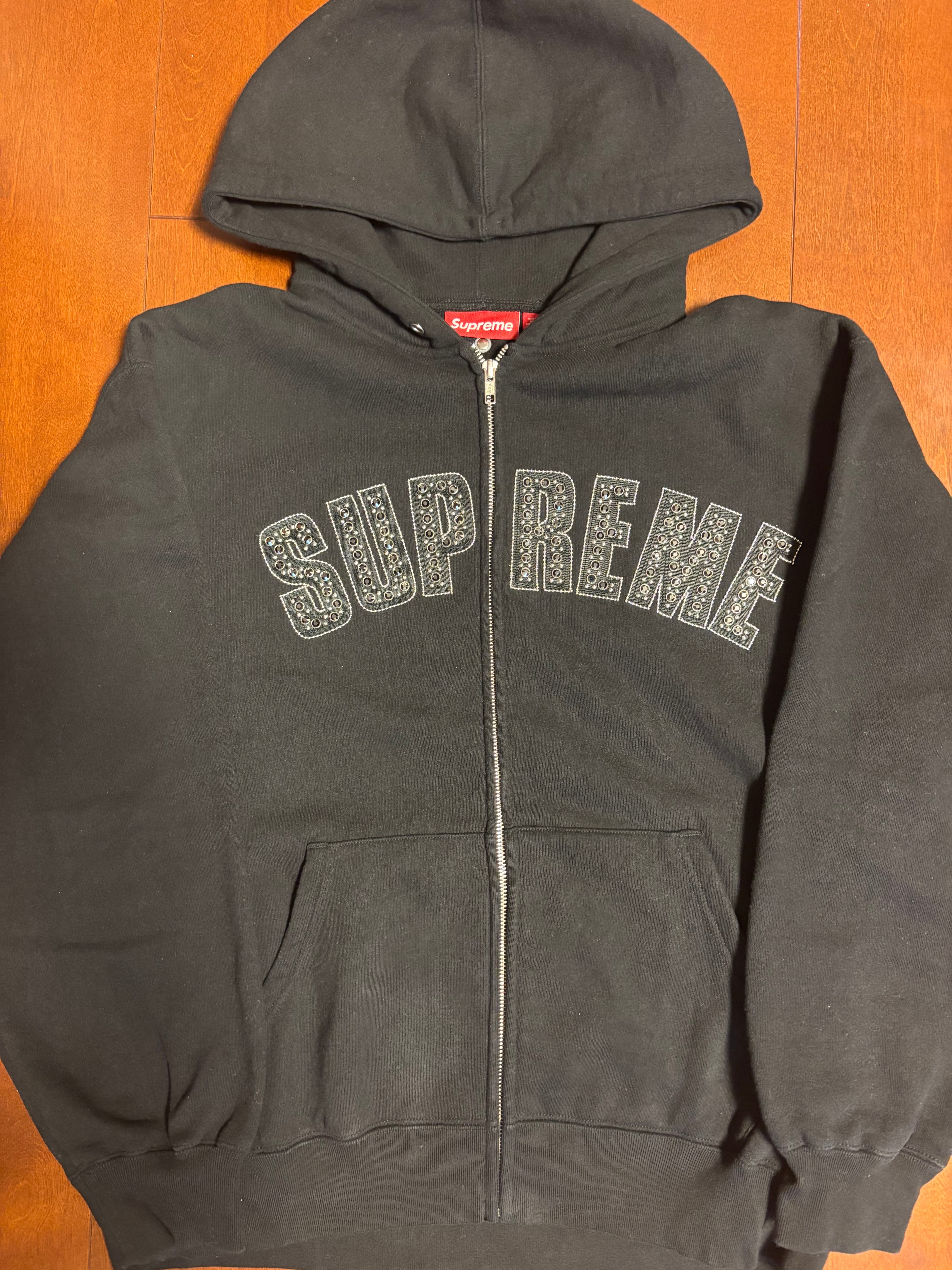 Supreme x B.B. Simon Zip Up Hooded Sweatshirt 