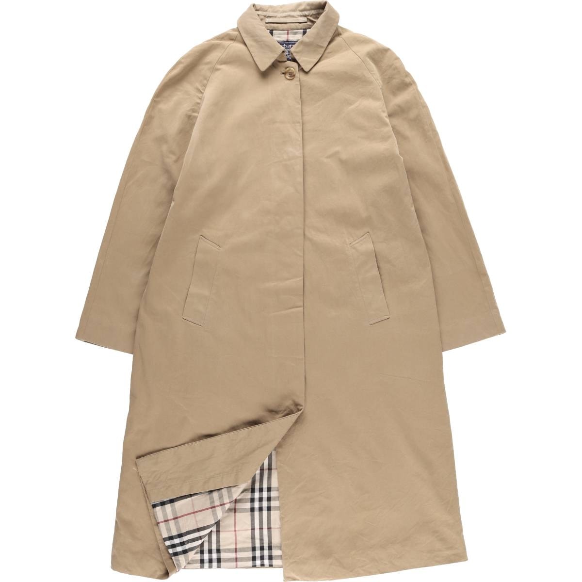 古着 バーバリー Burberry's コットン100% ステンカラーコート バルマカーンコート 英国製 レディースL相当/eaa594459