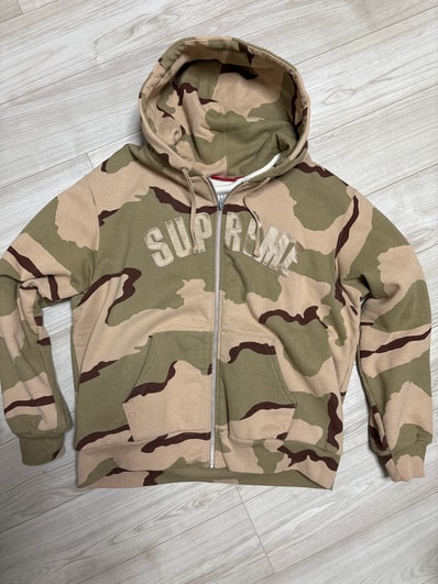 Supreme Arc Thermal Zip Up Hooded Sweatshirt "Desert Camo"