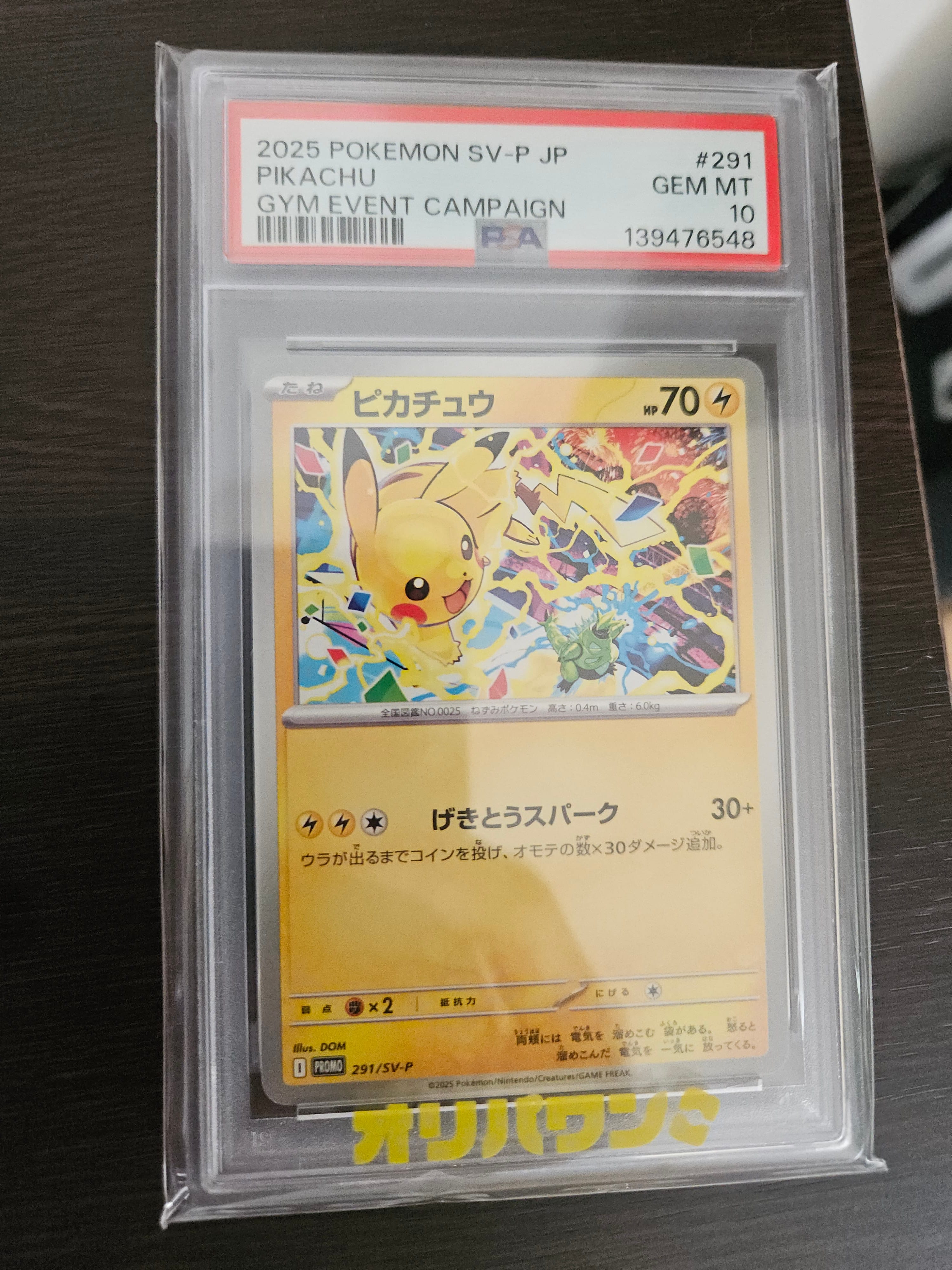 PSA10】火消し姿のピカチュウ: プロモ[SM-P 209](プロモーションカード