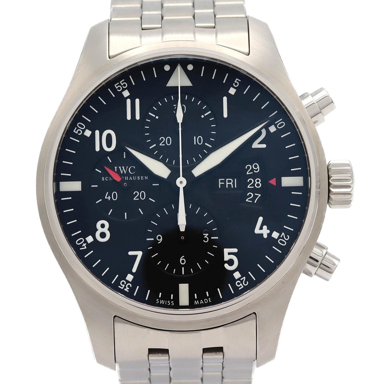 IWC パイロットウォッチクロノグラフ IW377704 SS 自動巻