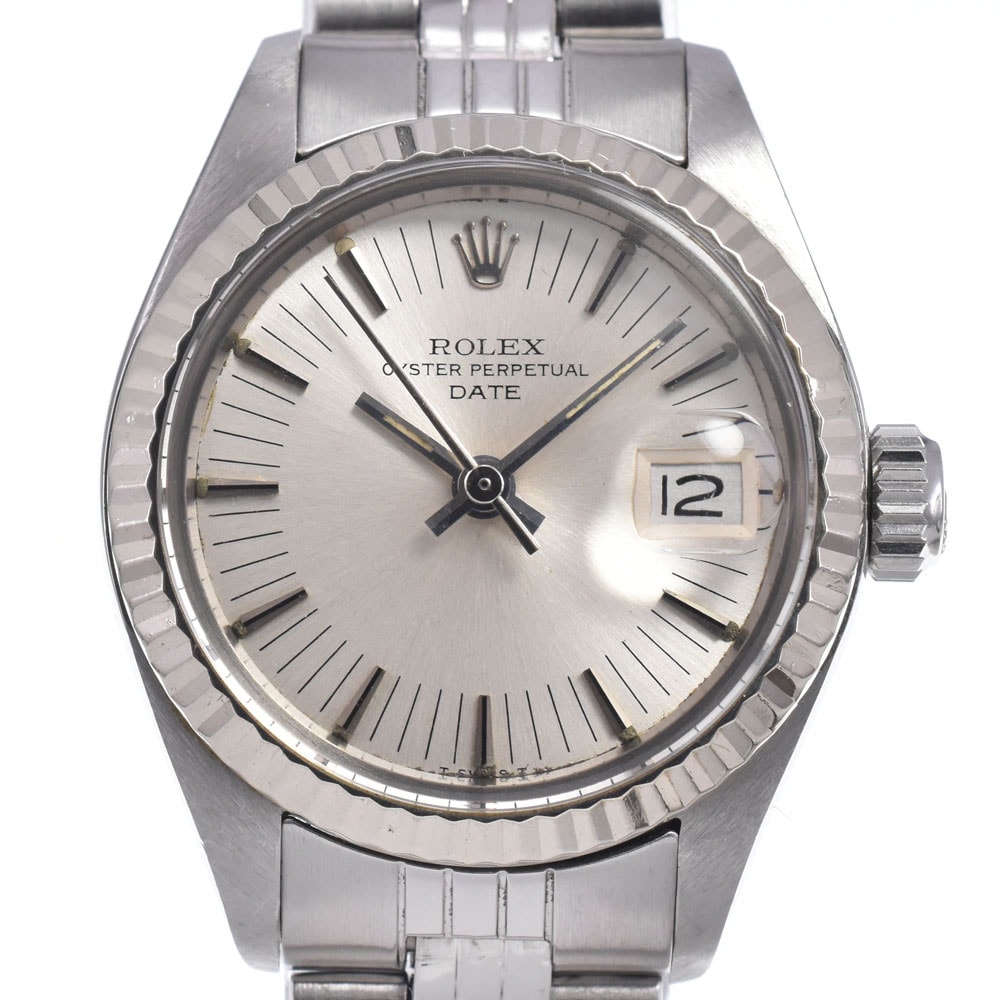 ロレックス ROLEX 6917/4 ヴィンテージ オイスターパーペチュアルデイト Cal.2030 ロングメモリ 自動巻き レディース 良品 腕時計 P#148561