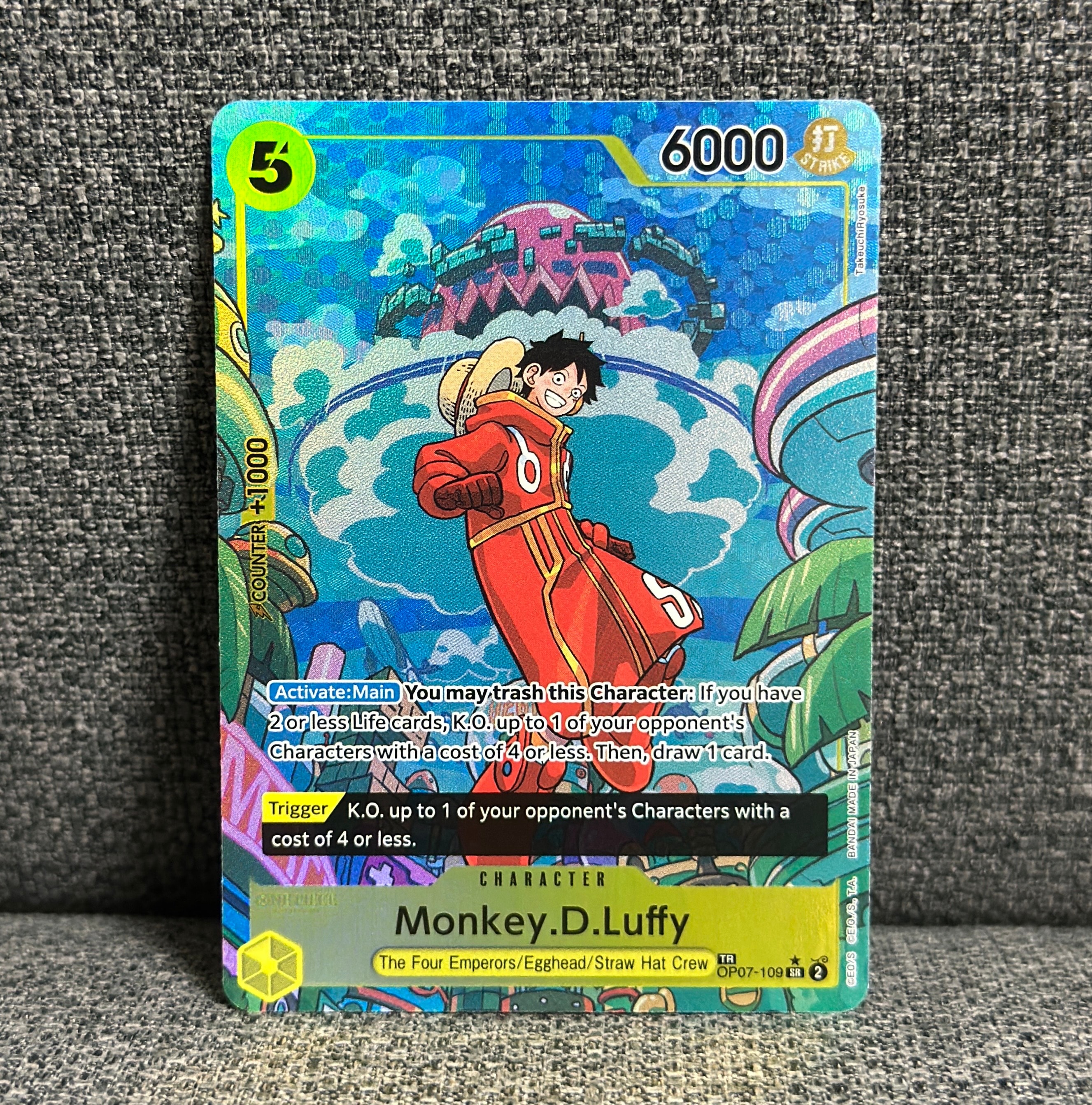 モンキー・D・ルフィ SR-TR [OP07-109]【英語版】(ブースターパック「二つの伝説」)