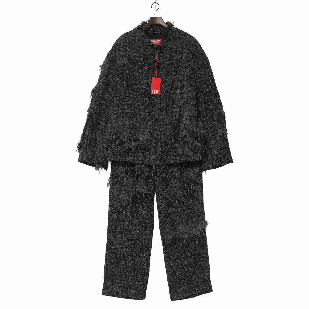 ■未使用品■2025年製■DIESEL ディーゼル j-aberdeen/p-aberdeen-new セットアップ サイズジャケット50/パンツ52 ツイード ジャケット パンツ イタリア製 20260317/RA8311