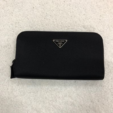 PRADA Nylon Round Long Wallet "Black"