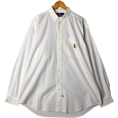 古着 ラルフローレン Ralph Lauren POLO by Ralph Lauren 長袖 コットンシャツ メンズXL相当/eaa567951