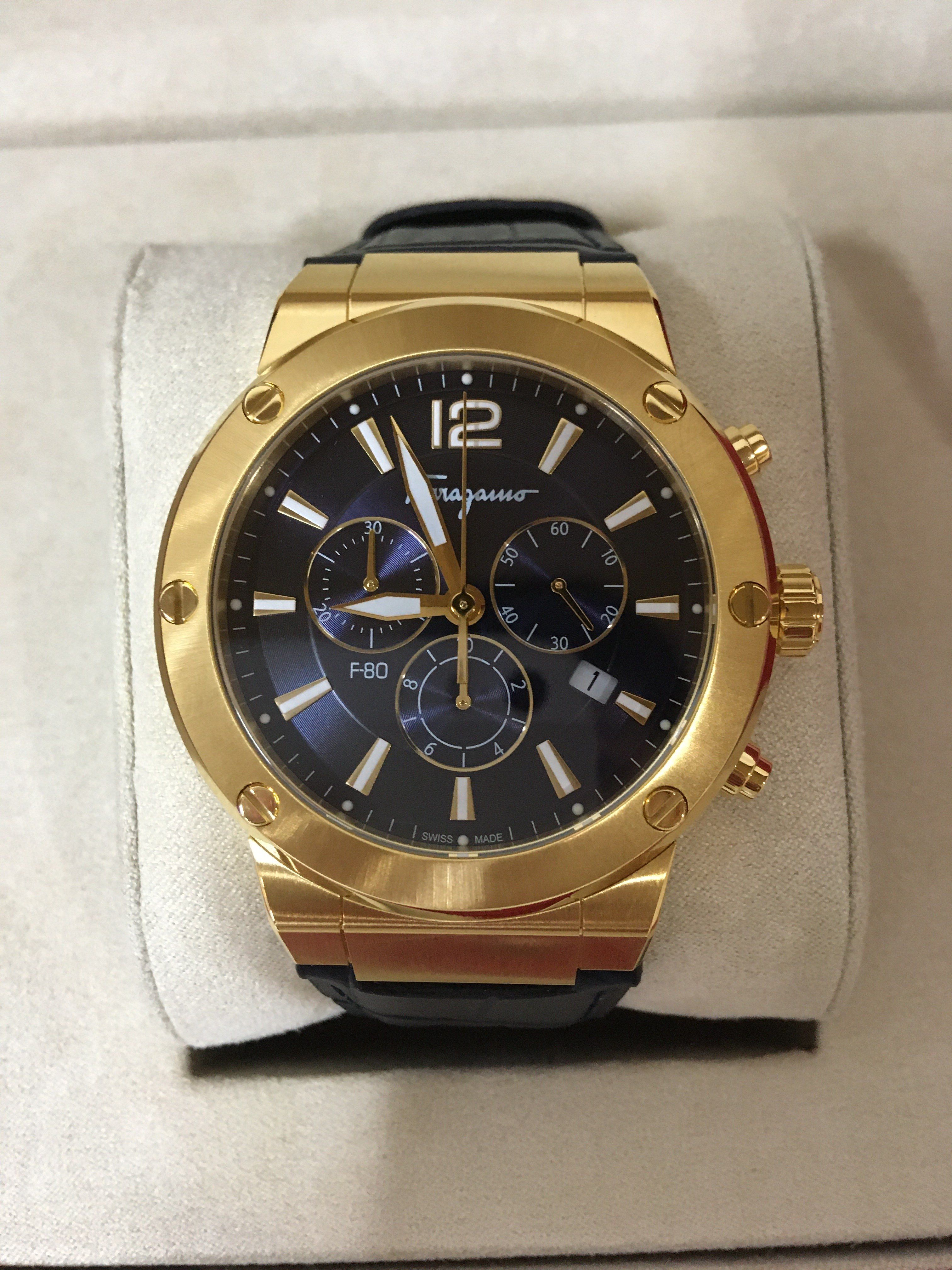 Salvatore Ferragamo フェラガモ メンズクォーツ 未使用品!