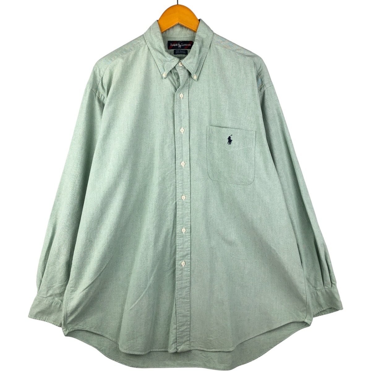 古着 ラルフローレン Ralph Lauren BIG SHIRT 長袖 ボタンダウンシャツ メンズL相当/eaa588665