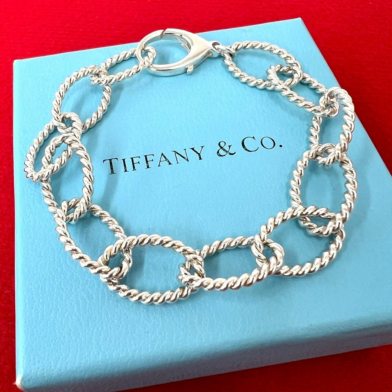 TIFFANY&Co. ティファニー オーバルリンク ツイスト ブレスレット シルバー925 ブレスレット シルバー
 03759
